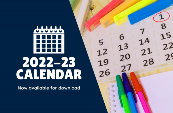 School calendar 22-23