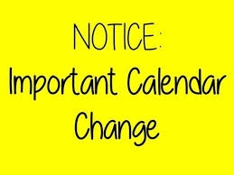 Calendar change